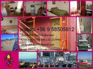 Alicia Calderon Anuncios gratis en Valpara&iacute;so |  Arriendo por dia amoblado 1 dormitorio amplio, desde $25000, Avenida alemania altura plaza bismark, valparaiso, fono 97508350