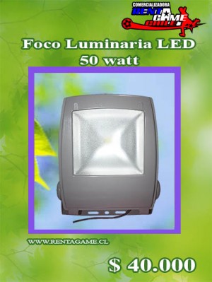 RENTAGAME CHILE Anuncios gratis en La Cisterna |  Foco luminaria led 50 watt/luzfria precio: $ 40.000, Rentagame: es lider en iluminacion led