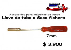 RENTAGAME CHILE Anuncios gratis en La Cisterna |  Llave de tubo o saca fichero 7mm/precio: $ 3.900, Rentagame: maquinas de juego:  accesorios,repuestos, servicio tecnico