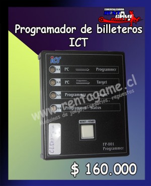 RENTAGAME CHILE Anuncios gratis en La Cisterna |  Programador de billeteros ict/precio: $ 160.000 pesos, Rentagame: maquinas de juego:  accesorios,repuestos, servicio tecnico