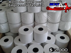 RENTAGAME CHILE Anuncios gratis en La Cisterna |  Rollo de papel impresora t&eacute;rmica precio rollo $ 2.000, Rentagame: maquinas de juego:  accesorios,repuestos, servicio tecnico