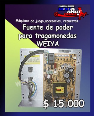RENTAGAME CHILE Anuncios gratis en La Cisterna |  Fuente de poder p/ tragamonedas weiya/precio: $ 15.000, Rentagame: maquinas de juego:  accesorios,repuestos, servicio tecnico