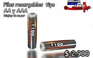 RENTAGAME CHILE Anuncios gratis en La Cisterna |  Pilas recargables  tipo aa y aaa   en display de un par  $ 2.900, Rentagame: maquinas de juego:  accesorios,repuestos, servicio tecnico