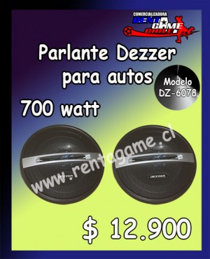 RENTAGAME CHILE Anuncios gratis en La Cisterna |  Parlante dezzer para autos modelo dz-6078 precio: $ 12.900, Rentagame: maquinas de juego:  accesorios,repuestos, servicio tecnico