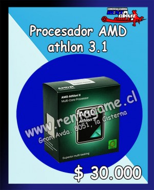 RENTAGAME CHILE Anuncios gratis en La Cisterna |  Procesador amd athlon 3.1-precio oferta: $ 30.000, Rentagame: maquinas de juego:  accesorios,repuestos, servicio tecnico
