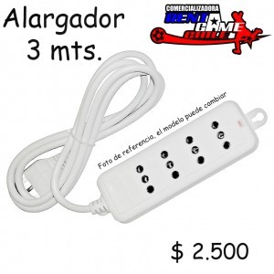 RENTAGAME CHILE Anuncios gratis en La Cisterna |  Alargador 3 mts/4 tomas de corriente .- precio: $ 2.500, Rentagame: maquinas de juego:  accesorios,repuestos, servicio tecnico