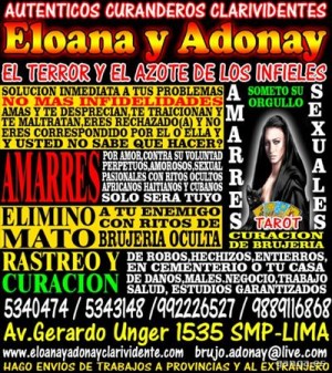 ELOAN ADONAY Anuncios gratis en  Union de parejas eterno santeros en lima, Tarot magia blanca parejas amor santeria