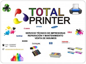 total printer Anuncios gratis en Valpara&iacute;so |  El mejor t&eacute;cnico especialista en impresoras e insumos , La mejor calidad en insumos