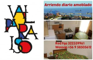 Alicia Calderon Aravena Anuncios gratis en Valpara&iacute;so |   arriendo diario amoblado independiente, alojamiento en valparaiso, Desde $25000 diario, en avenida alemania, valparaiso, fono 322339961