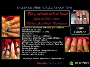 Mari Sanz Anuncios gratis en Santiago |  Taller intensivo de u&ntilde;as acrilicas con tips, Curso u&ntilde;as acrilicas santiago, taller u&ntilde;as acrilicas
