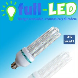 importadora full-led Anuncios gratis en La Cisterna |  Ampolleta full-led tipo maiz  / 36 watt/ envios a todo chile, Importadora full-led, es lider en iluminacion led y kit solares