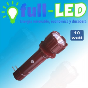 importadora full-led Anuncios gratis en La Cisterna |  Linterna led recargable full-led /2 funciones recargable 10 watt, Importadora full-led, es lider en iluminacion led y kit solares