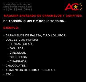 Alejandro Espinoza Anuncios gratis en Las Condes |  M&aacute;quina envasadora de dulces, confites y caramelos, Para envasar caramelos tipo pastillas y lollipop