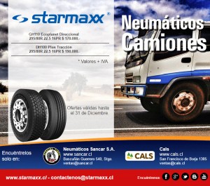 Sancar S.A. Anuncios gratis en Quinta Normal |  Oferta neum&aacute;ticos para cami&oacute;n starmaxx en sancar, Sancar, cals, oferta todo chile