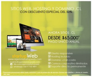 Agencia Startup Web Anuncios gratis en Santiago |  Sitios web todo incluido - dise&Ntilde;o, hosting y dominio, Sitio web con  hosting y dominio pago anual - dise&ntilde;o web - paginas web