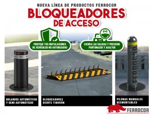 Ferrocor: Soluciones Integrales en Accesos Industriales Anuncios gratis en Santiago |  Nueva l&iacute;nea de bloqueadores de accesos fabricados por ferrocor, Bolardos autom&aacute;ticos, pilonas desmontables, bloqueador diente-tibur&oacute;n