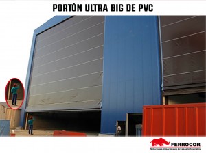 Ferrocor: Soluciones Integrales en Accesos Industriales Anuncios gratis en Santiago |  Port&oacute;n ultra big de pvc - hangar door - ferrocor, Mega port&oacute;n de pvc tipo hangar, port&oacute;n de pvc de alta resistencia