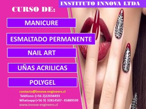 Instituto innova ltda Anuncios gratis en Santiago |  Curso intensivo manicure b&Aacute;sica, spa, dise&Ntilde;os, esmaltado permanente, d, Curso belleza cosm&eacute;tica estudio taller mujer manicure