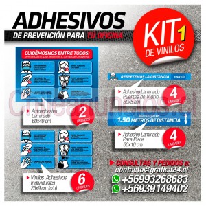 Grafica24 Anuncios gratis en Santiago |  Kit de 16 adhesivos preventivos covid19 para empresas, oficinas, clinicas, almacenes, comercio, Señaleticas, prevencion, seguridad, distanciamiento social, adhesivos