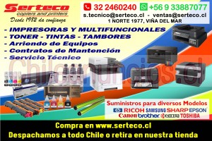 Serteco Anuncios gratis en Vi&ntilde;a del Mar |  Venta impresoras - multifuncionales - servicio técnico, Arriendo impresoras y multifuncionales - tintas tóner tambores