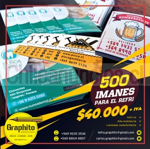 Graphito Anuncios gratis en La Serena |  Servicio de imprenta, productora gráfica, diseño gráfico, publicidad,, Afiches, tarjetas, volantes, carpetas, stickers, imanes, dipticos