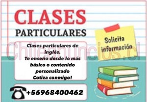 Maureen Anuncios gratis en Santiago |  Realizo clases particulares de inglés a buen precio, Clases particulares de inglés