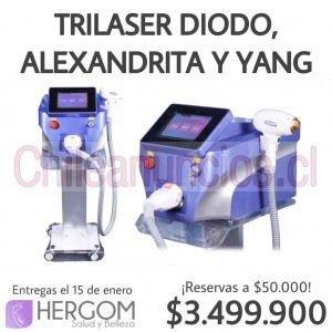 Hergom Anuncios gratis en Santiago |  Trilaser diodo alexandrita y yang, maquinarias esteticas, Máquinas aparatológicas etéticas