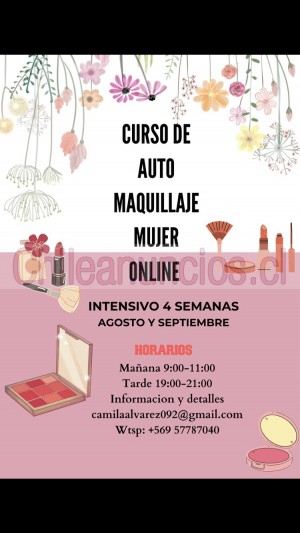 Camila Álvarez  Anuncios gratis en Santiago |  Clases auto maquillaje mujer social clase intensivas 4 semanas , Intensivo online 16 clases