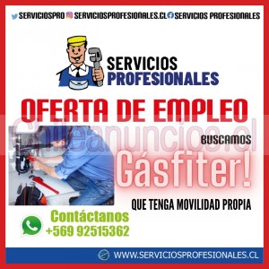 Servicios  Anuncios gratis en San Miguel |  Buscamos gásfiter calefonista con certificación sec , Gasfiter calefonista