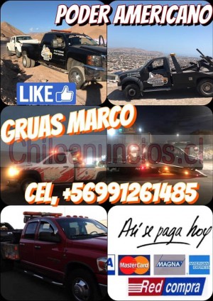 Gruas marco Anuncios gratis en Arica |  Servicio de grúas 24 horas en arica y parinacota, ¿necesitas una grúa? ¡gruas marco es la mejor opción de la región!