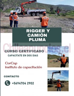Elizabeth salazar  Anuncios gratis en La Serena |  Curso de operador de rigger y camión pluma , Curso rigger 