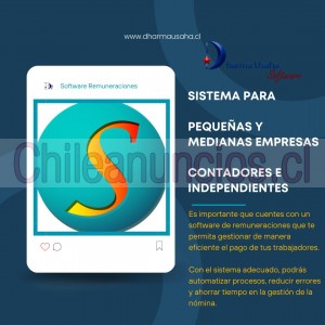 Dharma usaha Anuncios gratis en Providencia |  Programas administrativos remuneraciones y sueldos pagos cotizaciones, Programa sueldos 