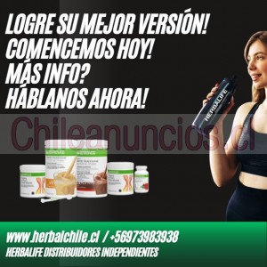 Herbalife distribuid Anuncios gratis en Santiago |  Logra tu mejor versiÓn! comencemos hoy! 🌟 más información? contáctanos hoy mismo! 📲+56973983938 bi, Logra tu mejor versiÓn! comencemos hoy! 🌟 más información? contáctano