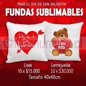 Sublimachile_cl Anuncios gratis en Recoleta |  Super oferta fundas de cojines sublimables - febrero 2024, Haga sus propios cojines personalizados para san valentin 2024