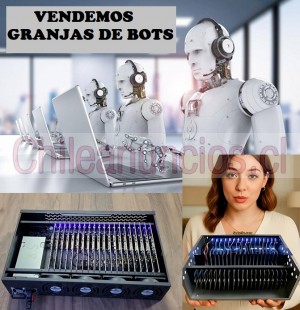 Granja de bots Anuncios gratis en Santiago |  Vendo granjas de bots envios a cualquier pais, Granjas de bots 40 moviles